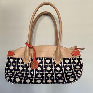 Spartina 449 daufuskie island handbag blue & white